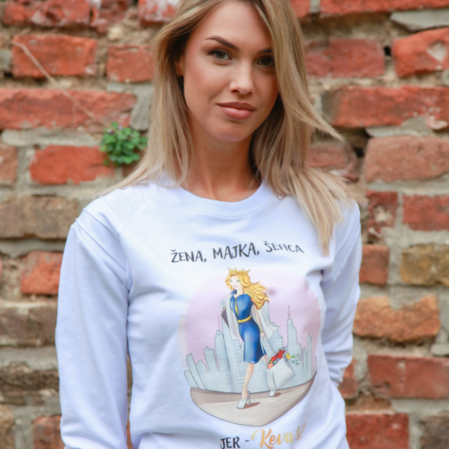 <div class="ksolja">Duskerica</div><div class="naslovsolje">Žena majka šefica</div>