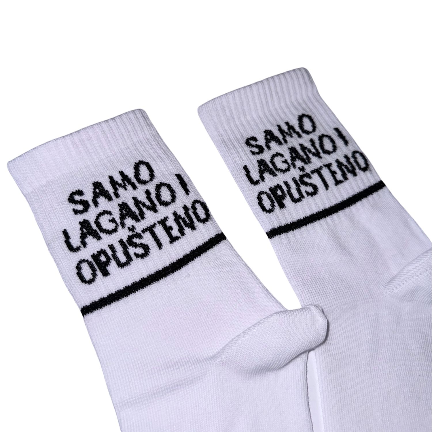 Čarape bele "samo lagano i opušteno" - Slika 2