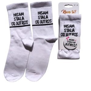 Čarape Nisam stala od jutros