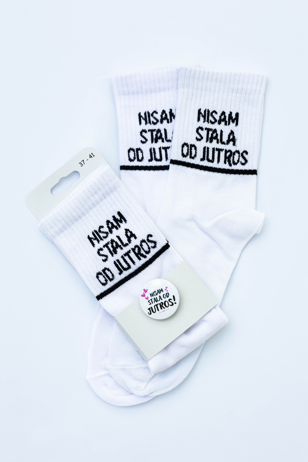 Čarape Nisam stala od jutros + bedž - Slika 5