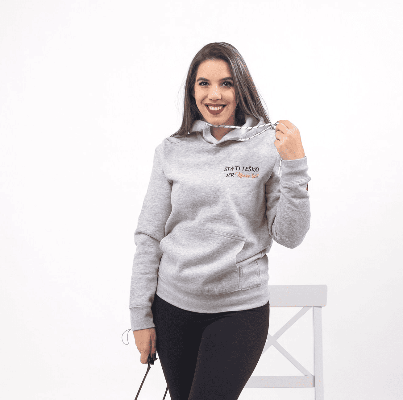 Sivi duks za mame - Slika 4