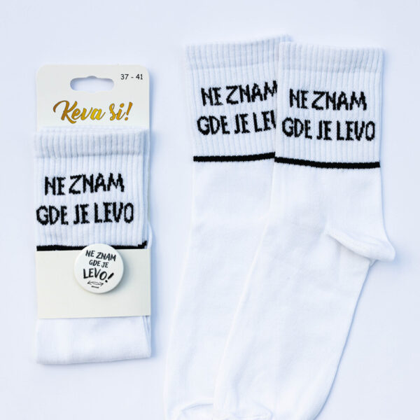 Ne znam gde je levo -Čarape